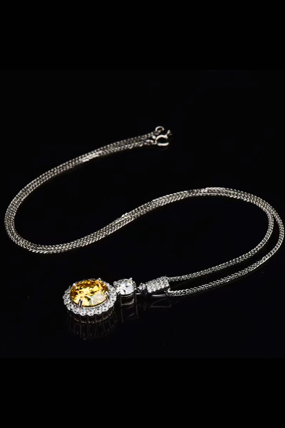 Luminous Elegance 6 Carat Moissanite Pendant Necklace