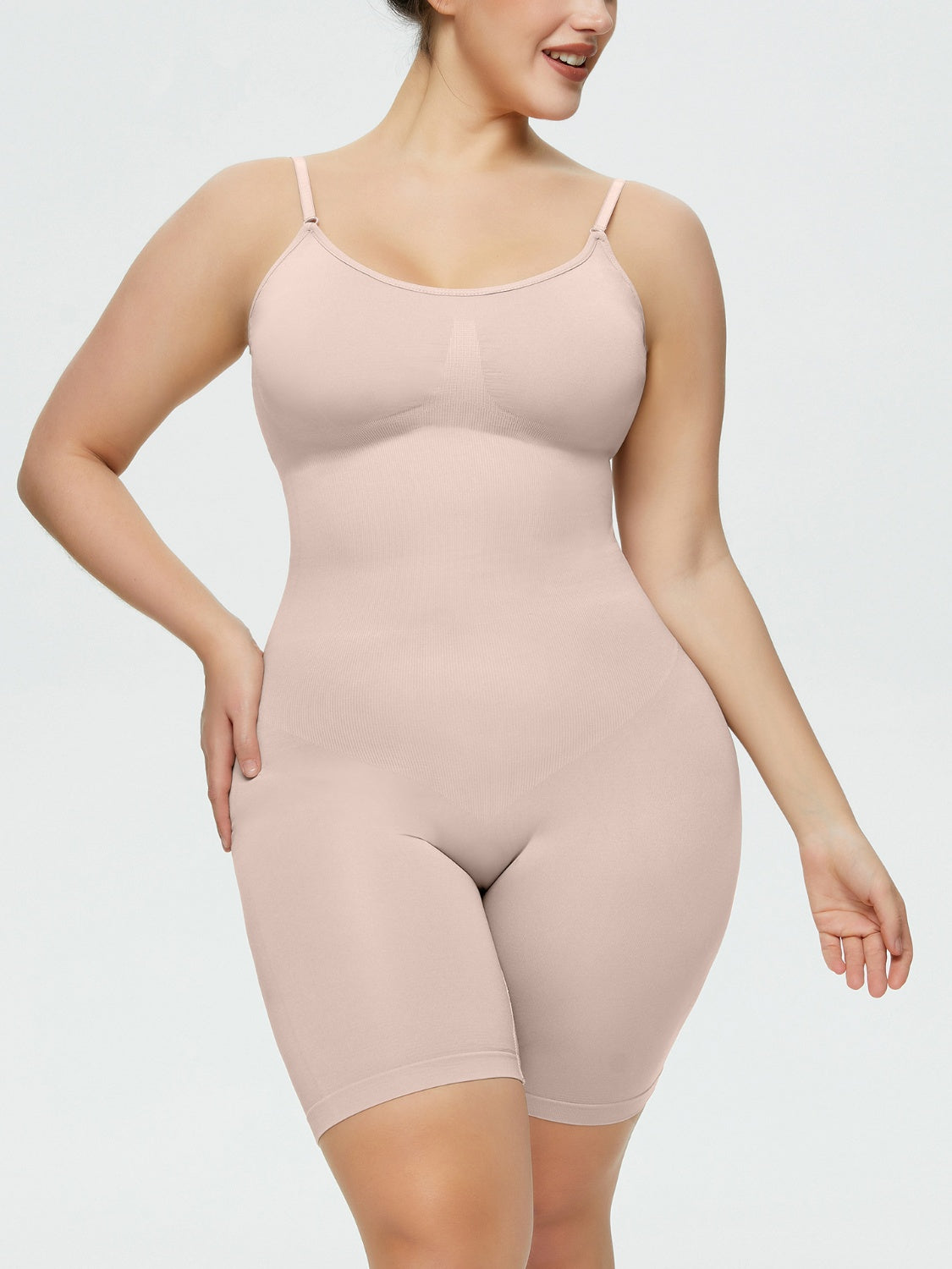 ContourFlex Spaghetti Strap Body Contouring Sculpt Romper