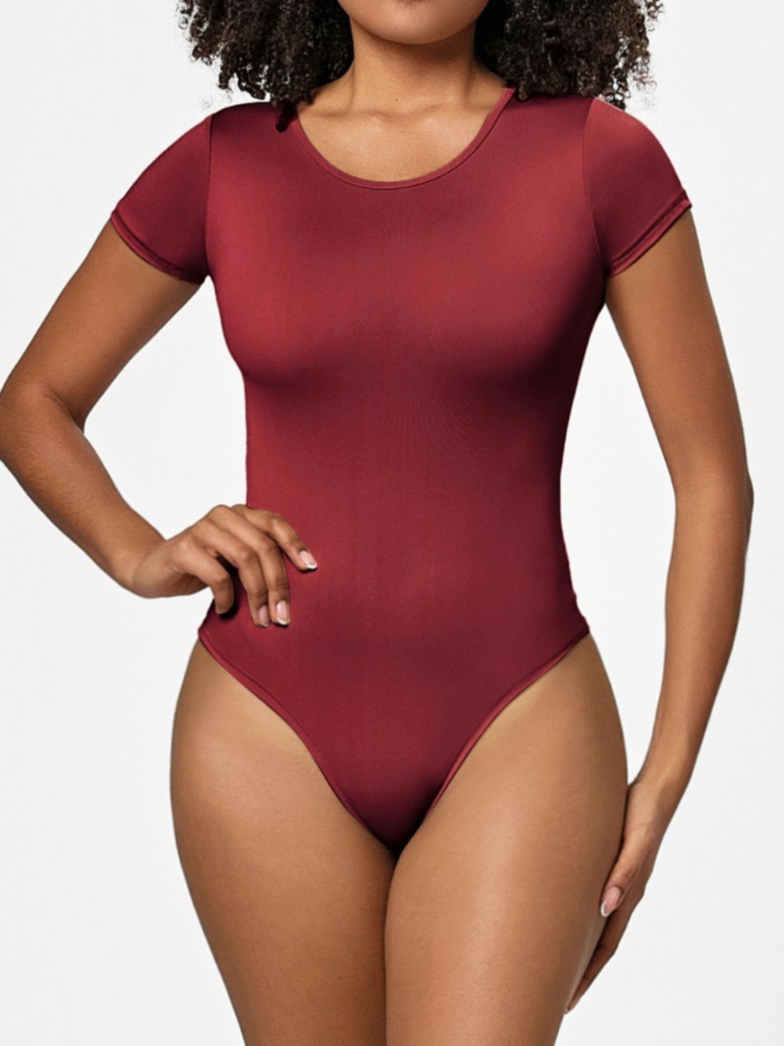 ContourFlex Classic Round Neck Short Sleeve Bodysuit