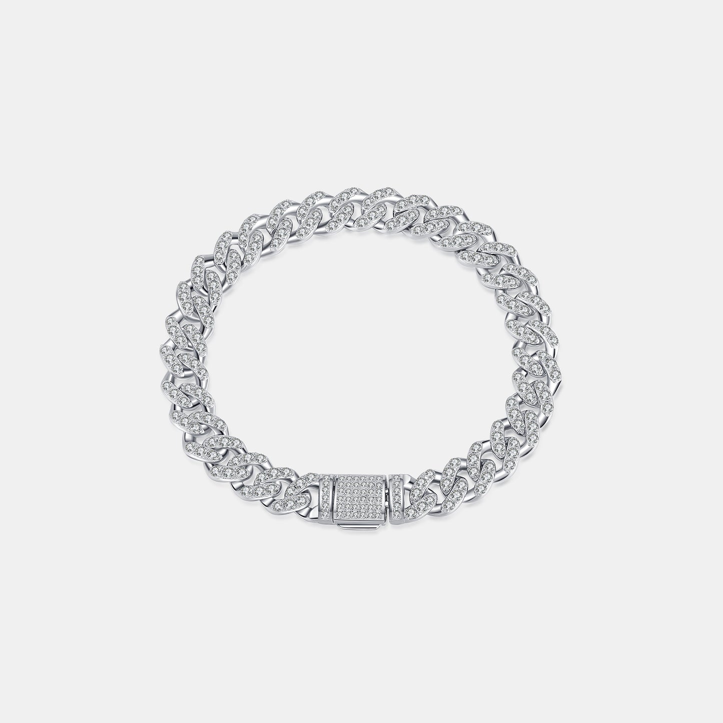 Celestial Spark 4.63 Carat Moissanite Silver Bracelet