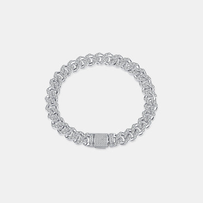 Celestial Spark 4.63 Carat Moissanite Silver Bracelet