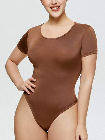 ContourFlex Classic Round Neck Short Sleeve Bodysuit