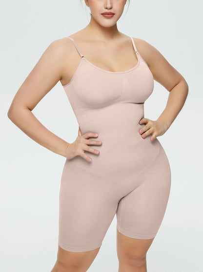 ContourFlex Spaghetti Strap Body Contouring Sculpt Romper