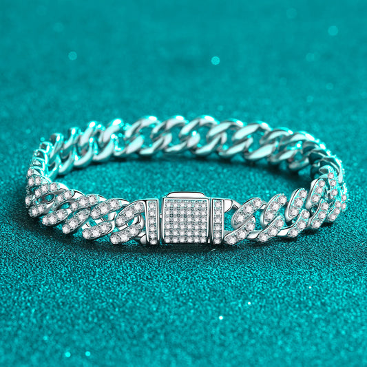 Celestial Spark 4.63 Carat Moissanite Silver Bracelet