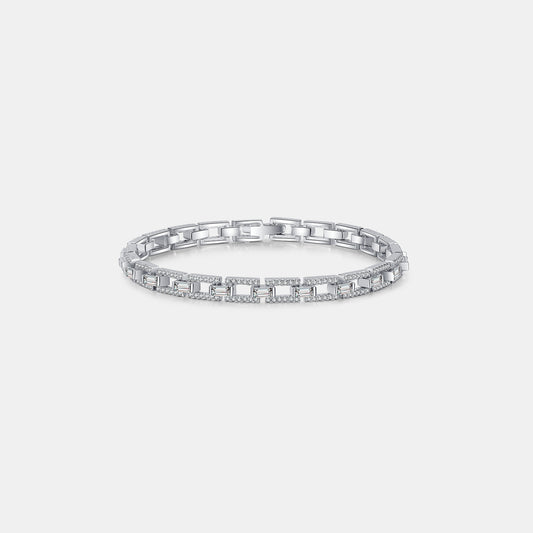 Pure Serenity 3.2 Carat Moissanite Silver Bracelet