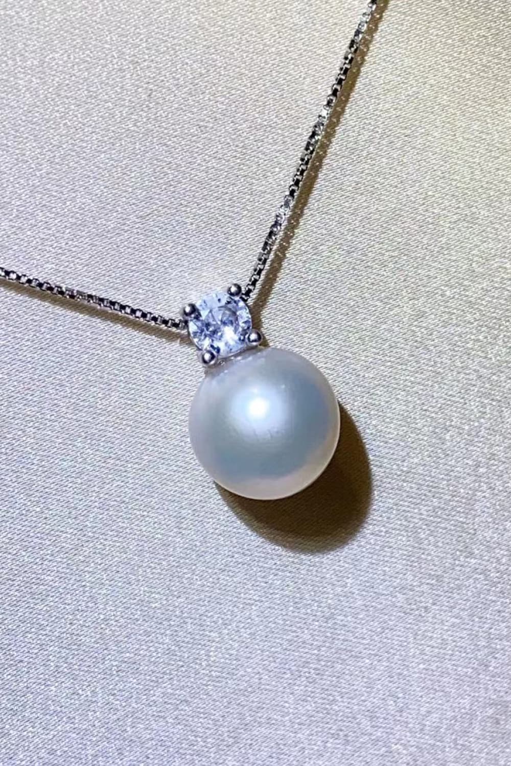 Timeless Grace Freshwater Pearl Sterling Silver Necklace