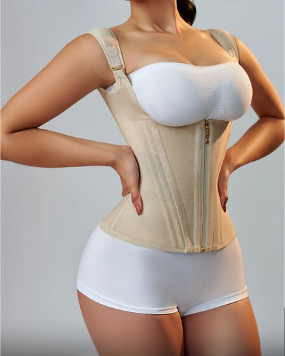 Goddess Glamour Fajas Colombianas Double Compression Waist Trainer Enviable Beauty