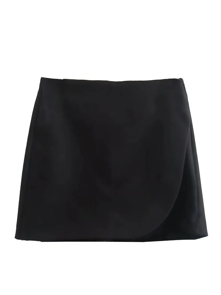 High waist Shorts Women's Summer Shorts Wrap Shorts Sex Mini Skirt