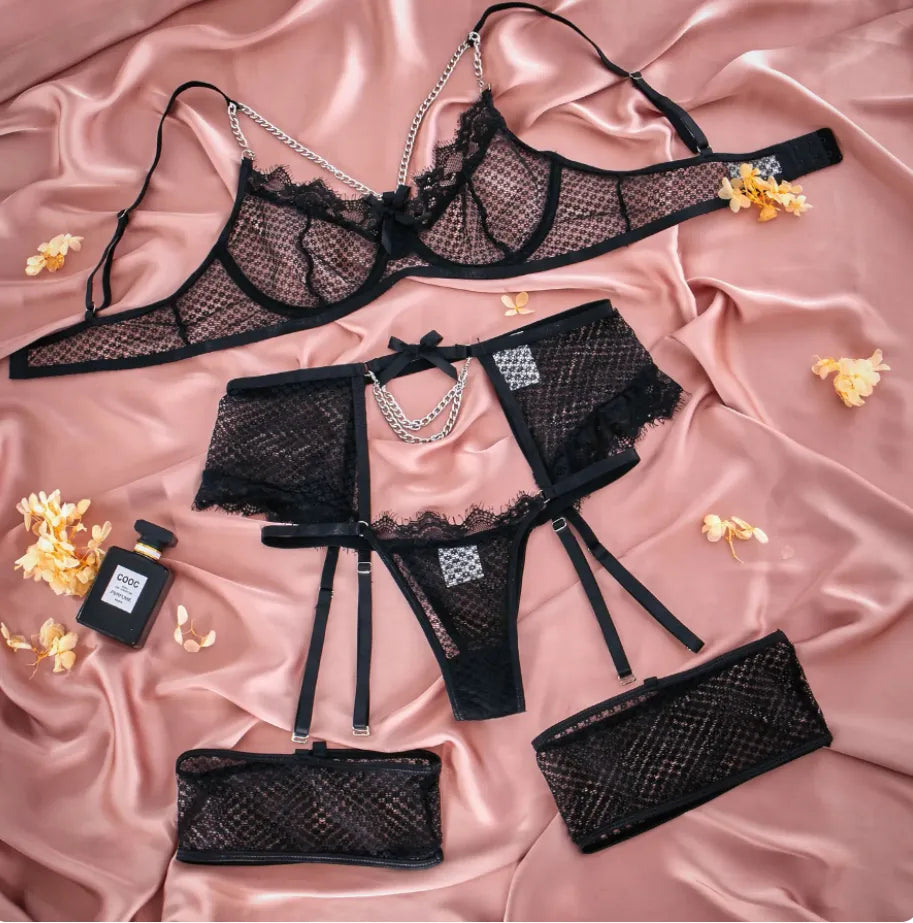 Exotic Sets Sexy Sensual Brassiere Lingerie Set Women's Underwear Set