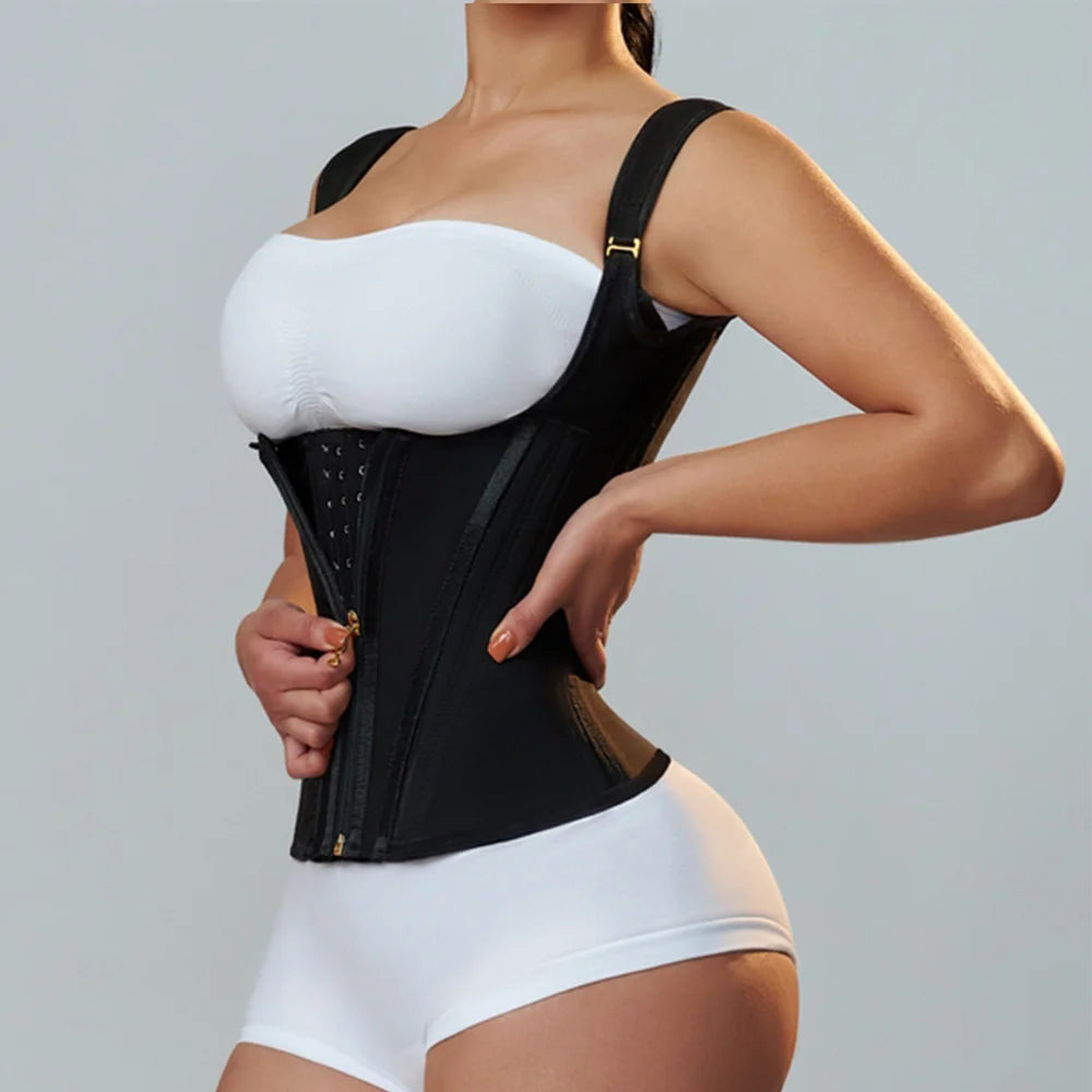 Goddess Glamour Fajas Colombianas Double Compression Waist Trainer Enviable Beauty