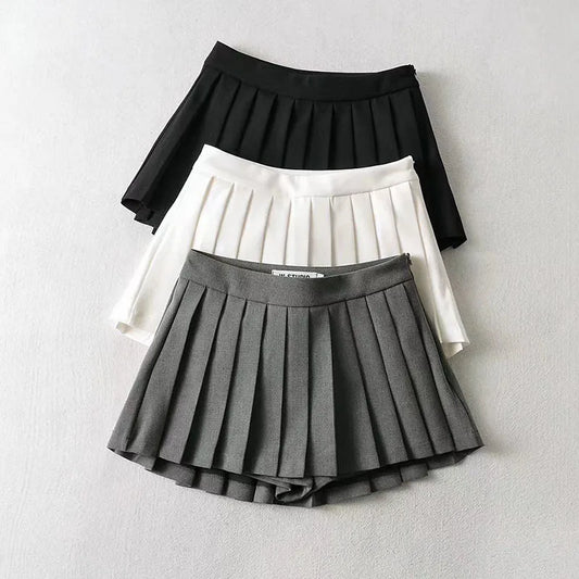 Graceful Harmony Tennis Style Pleated Summer Chic Mini Skirt