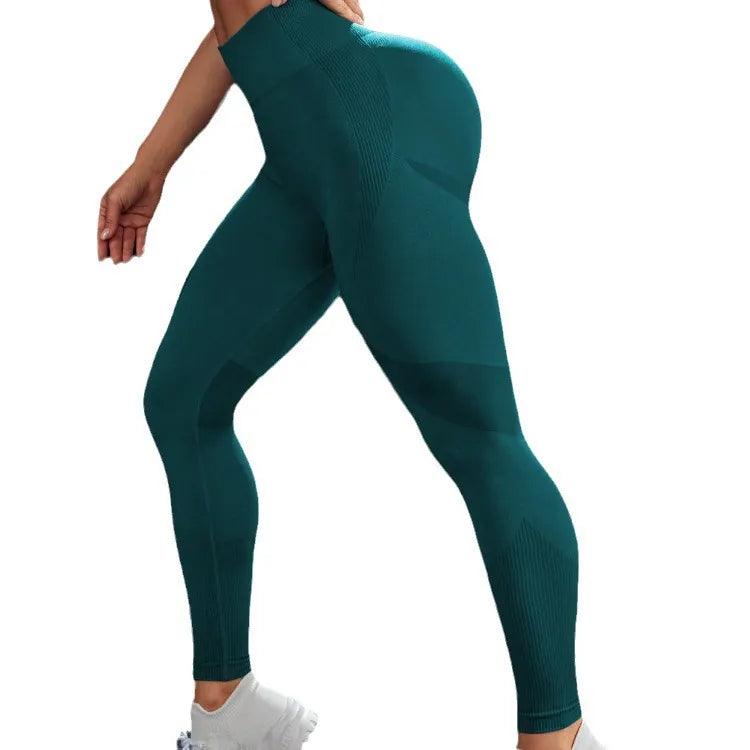High Waist Athletic Exercise Fitness Leggings Sports Gym Seamless Yoga Pants - enviablebeauty.com