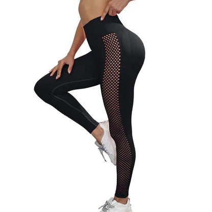 High Waist Push Up Fitness Female Leggings Solid Color Trousers Sports Sexy Yoga Pants - enviablebeauty.com