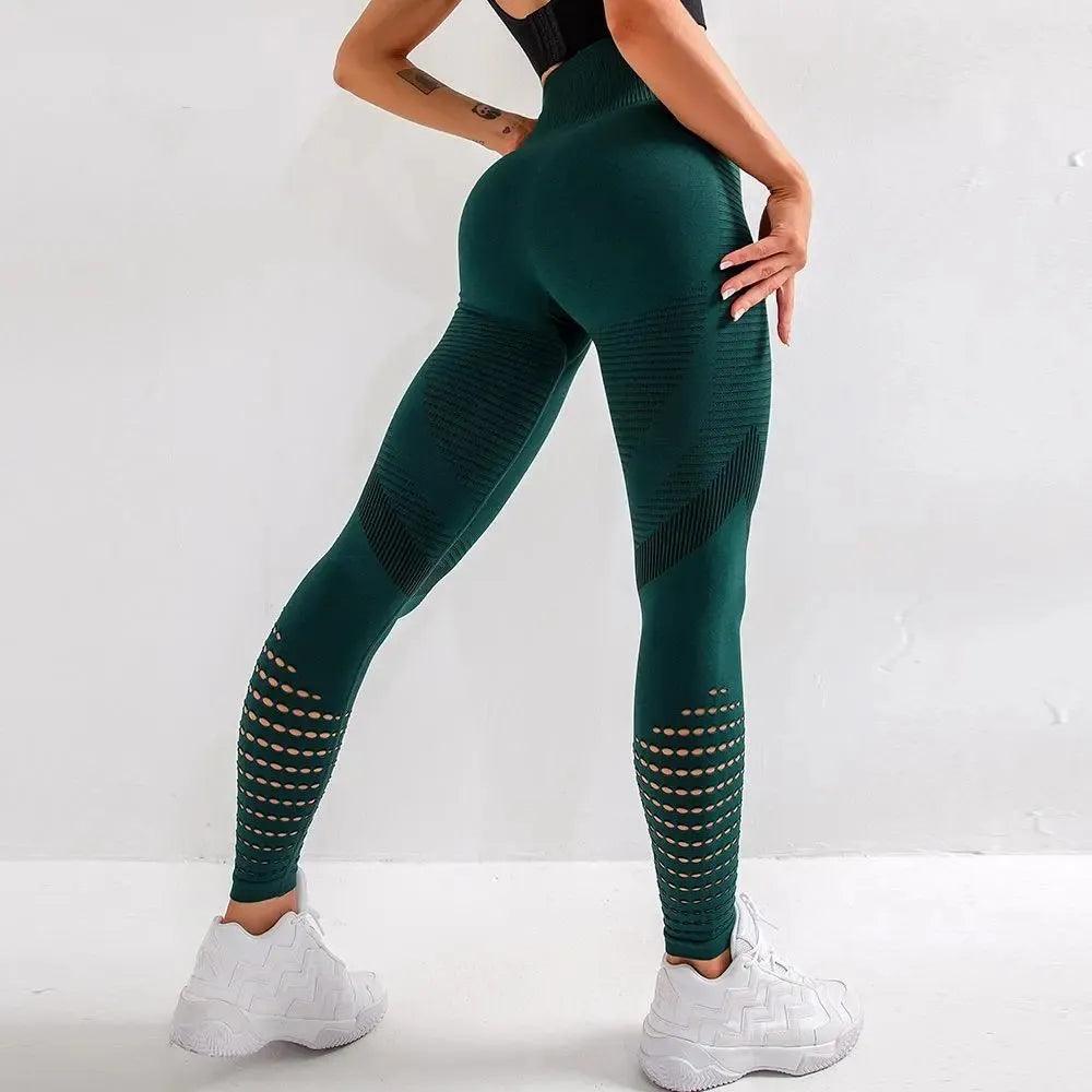 High Waist Seamless Leggings Sportswear Breathable Feamle Workout Yoga Pants - enviablebeauty.com