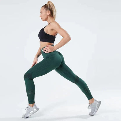 High Waist Seamless Leggings Sportswear Breathable Feamle Workout Yoga Pants - enviablebeauty.com