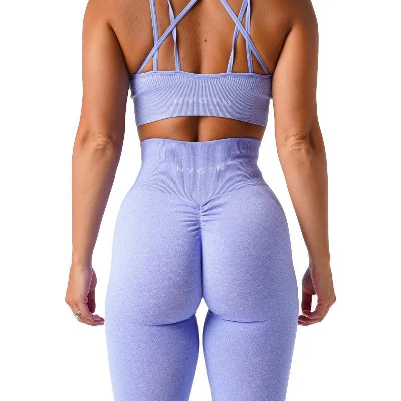 Scrunch Seamless Leggings Soft Workout Tights Fitness Outfits Yoga Pants - enviablebeauty.com