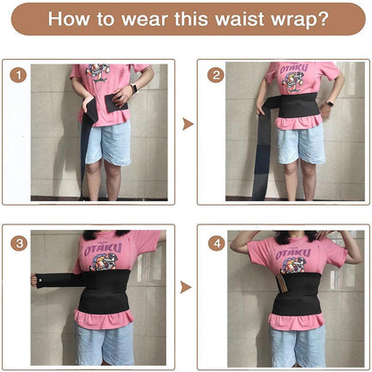 Waist Bandage Wrap Trimmer Belt Waist Trainer Body Shapewear - enviablebeauty.com